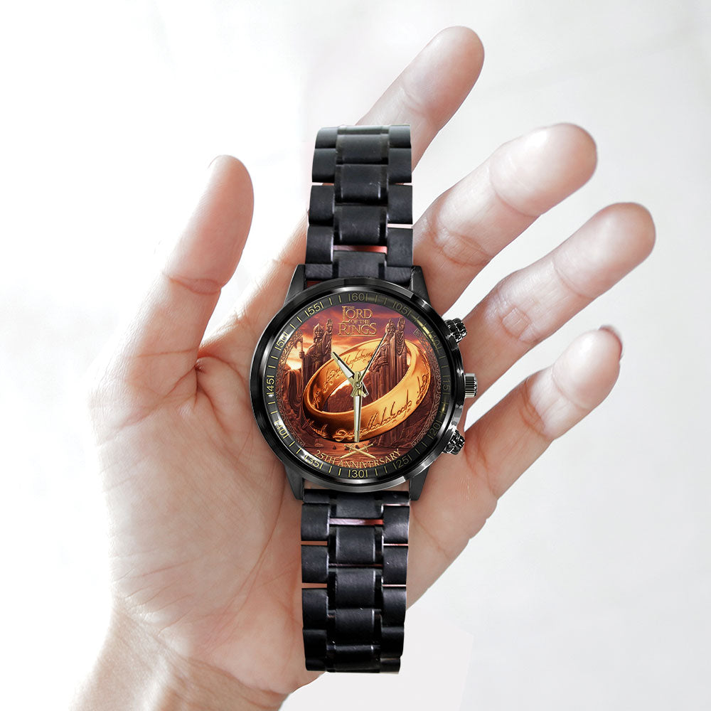 The Lord of the Rings 25th Anniversary Black Stainless Steel Watch – NGHIAVT9495