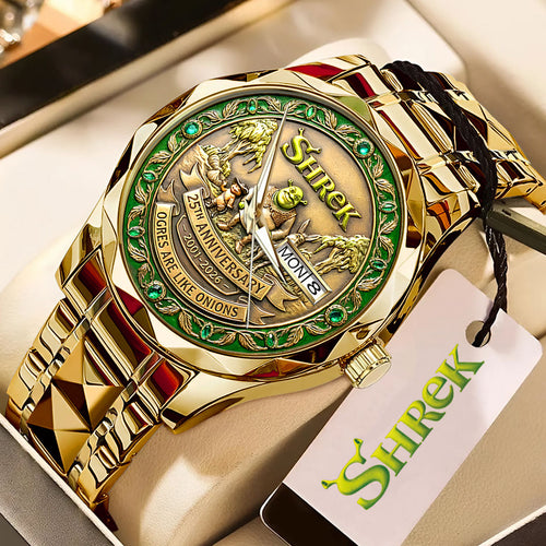Shrek 25th Anniversary Alloy Luxury Quartz Watch – NGHIAVT9503