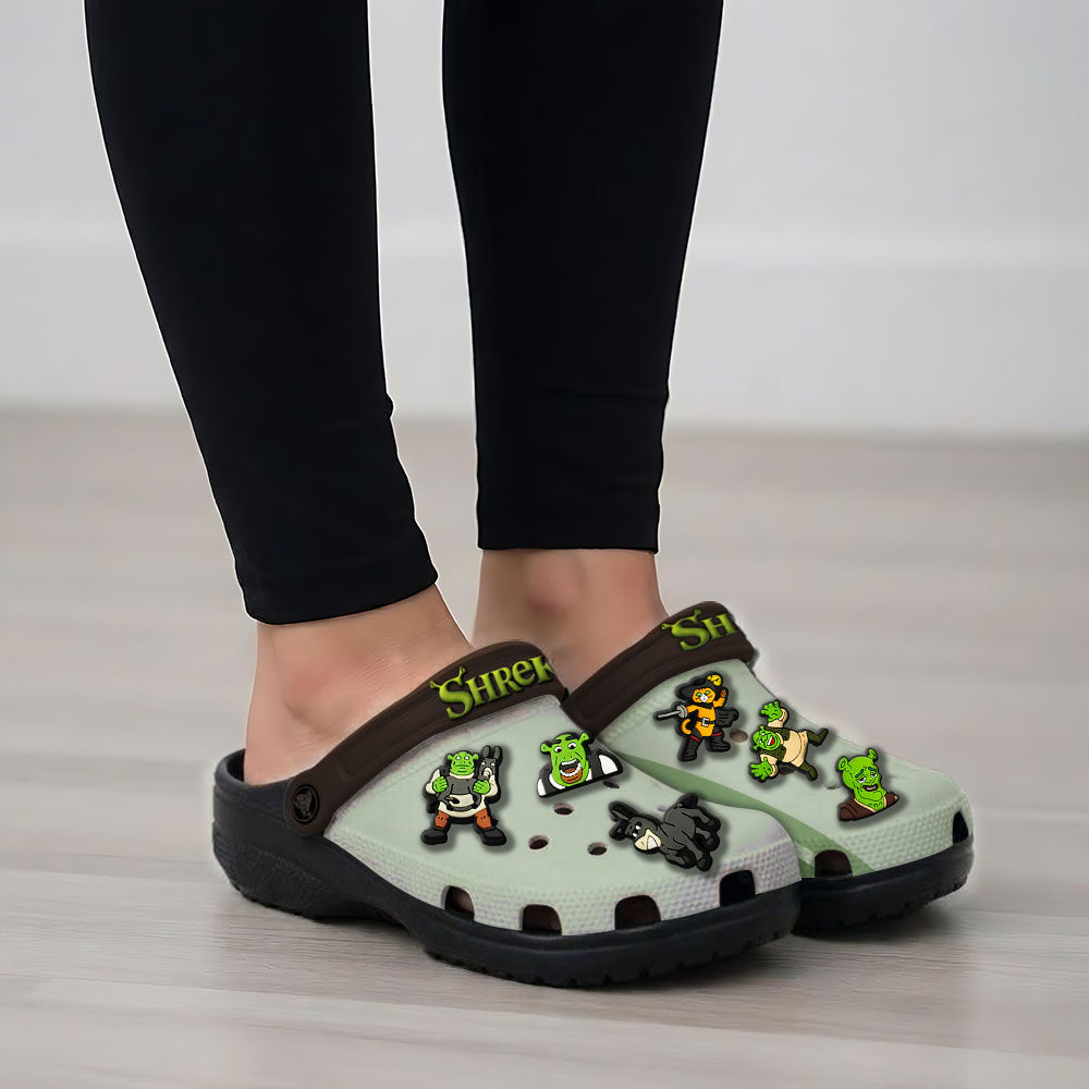 Shrek 25th Anniversary Custom Clogs – NGHIAVT9509