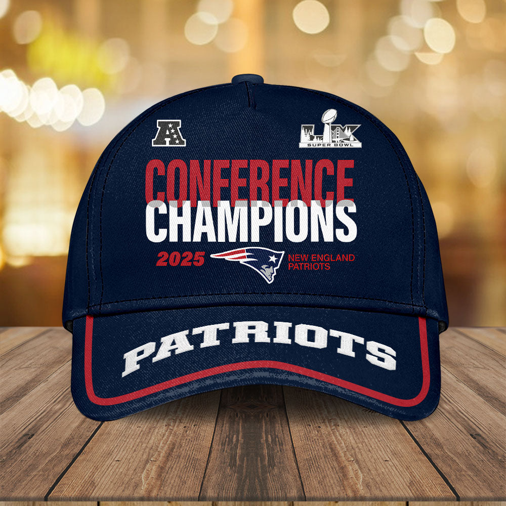 New England Patriots AFC Champions 2026 Classic Cap – NGHIAVT9533
