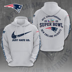 New England Patriots AFC Champions 2026 3D Apparel – NGHIAVT9544