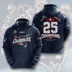 New England Patriots AFC Champions 2026 3D Apparel – NGHIAVT9588