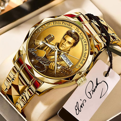 Elvis Presley Alloy Luxury Quartz Watch – NGHIAVT9594