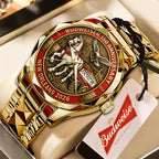 Budweiser 150th Anniversary Alloy Luxury Quartz Watch – NGHIAVT9613