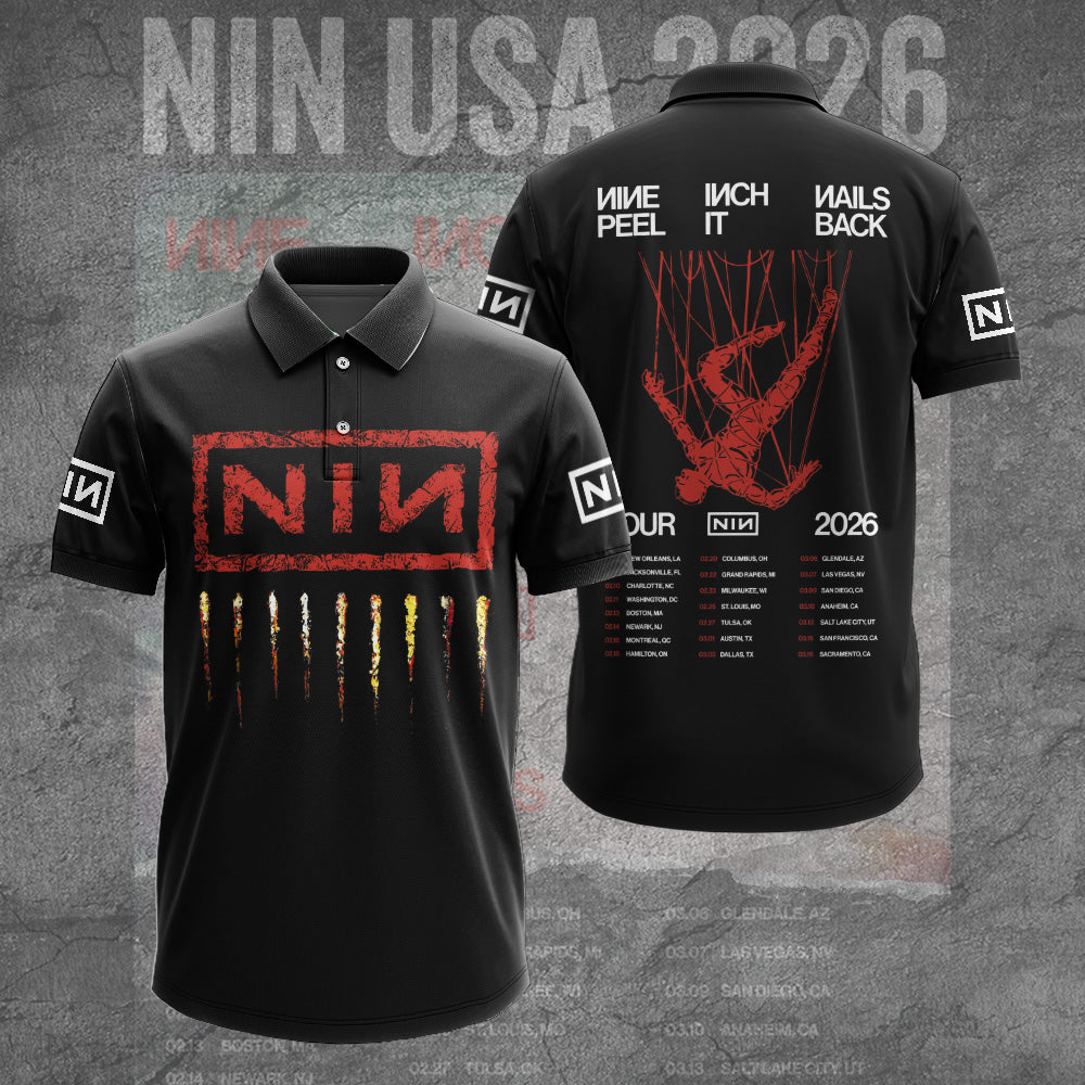 Nine Inch Nails Tour 2026 3D Apparel – TANTN20039