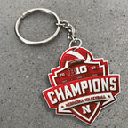 Nebraska Cornhuskers Women's Volleyball 2025 Big Ten Champions Custom Shape 2-sided Keychain – MAITM13877