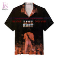 Neil Young Live Rust Hawaiian Shirt