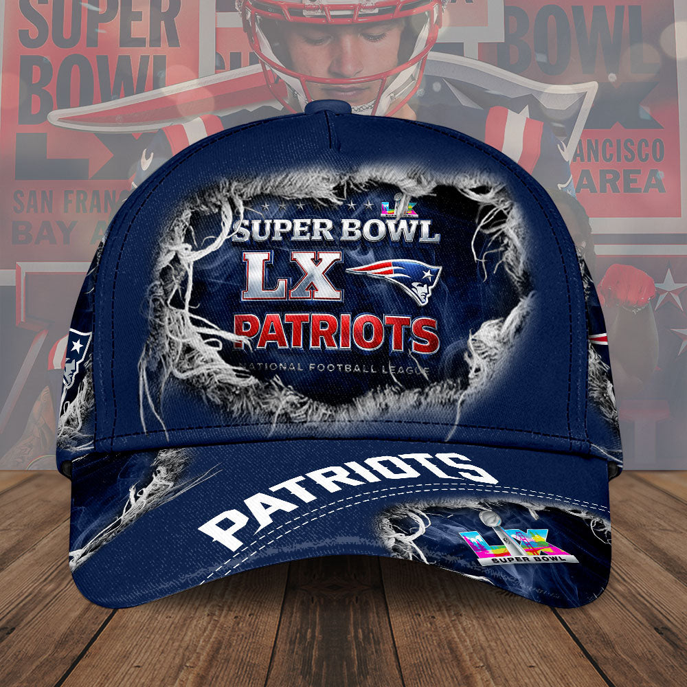 New England Patriots 2025 AFC Champions Classic Cap – TMTHU3456