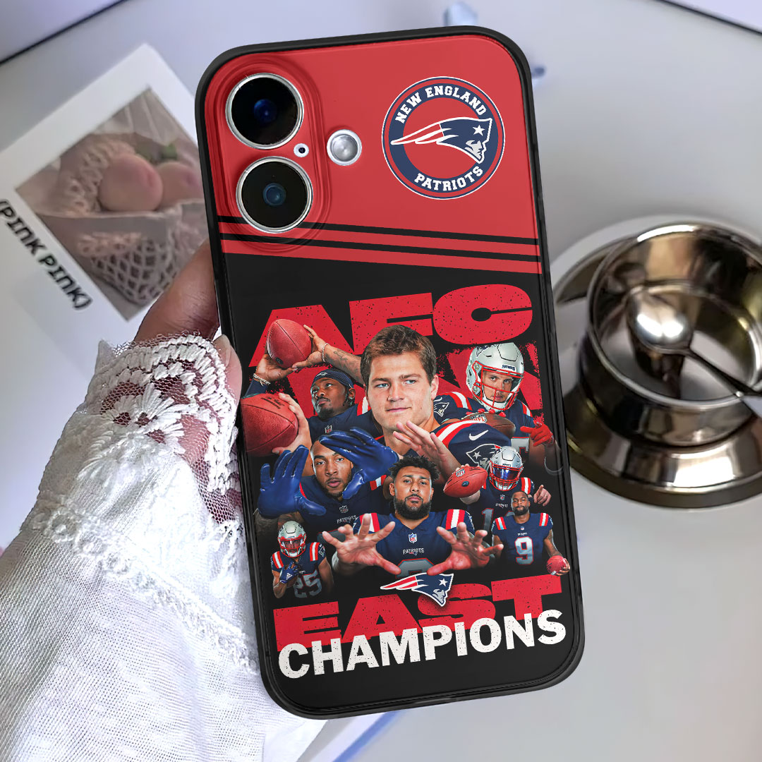 New England Patriots 2025 AFC East Champions Phone Case – HOATT15401