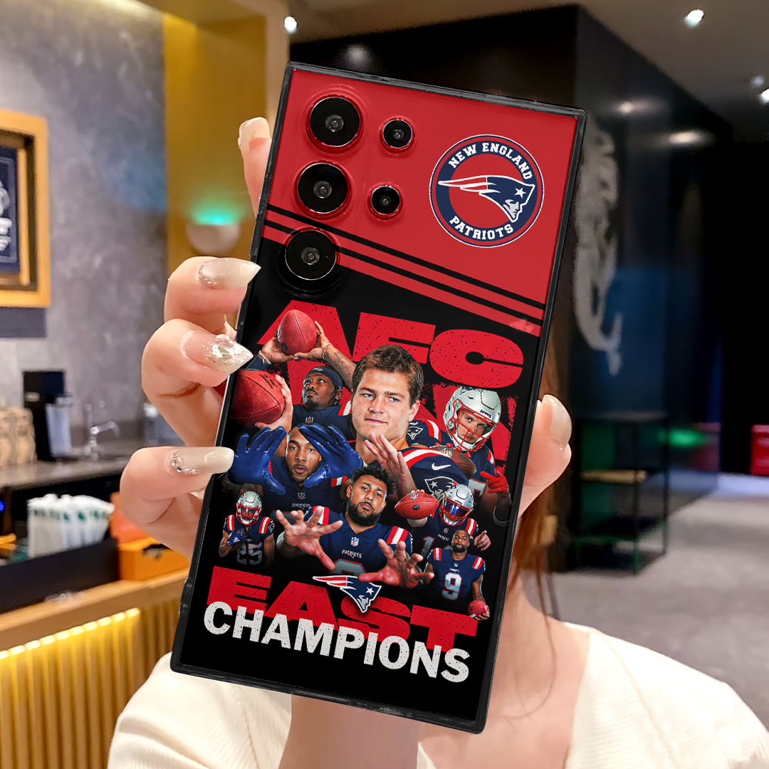 New England Patriots 2025 AFC East Champions Phone Case – HOATT15401