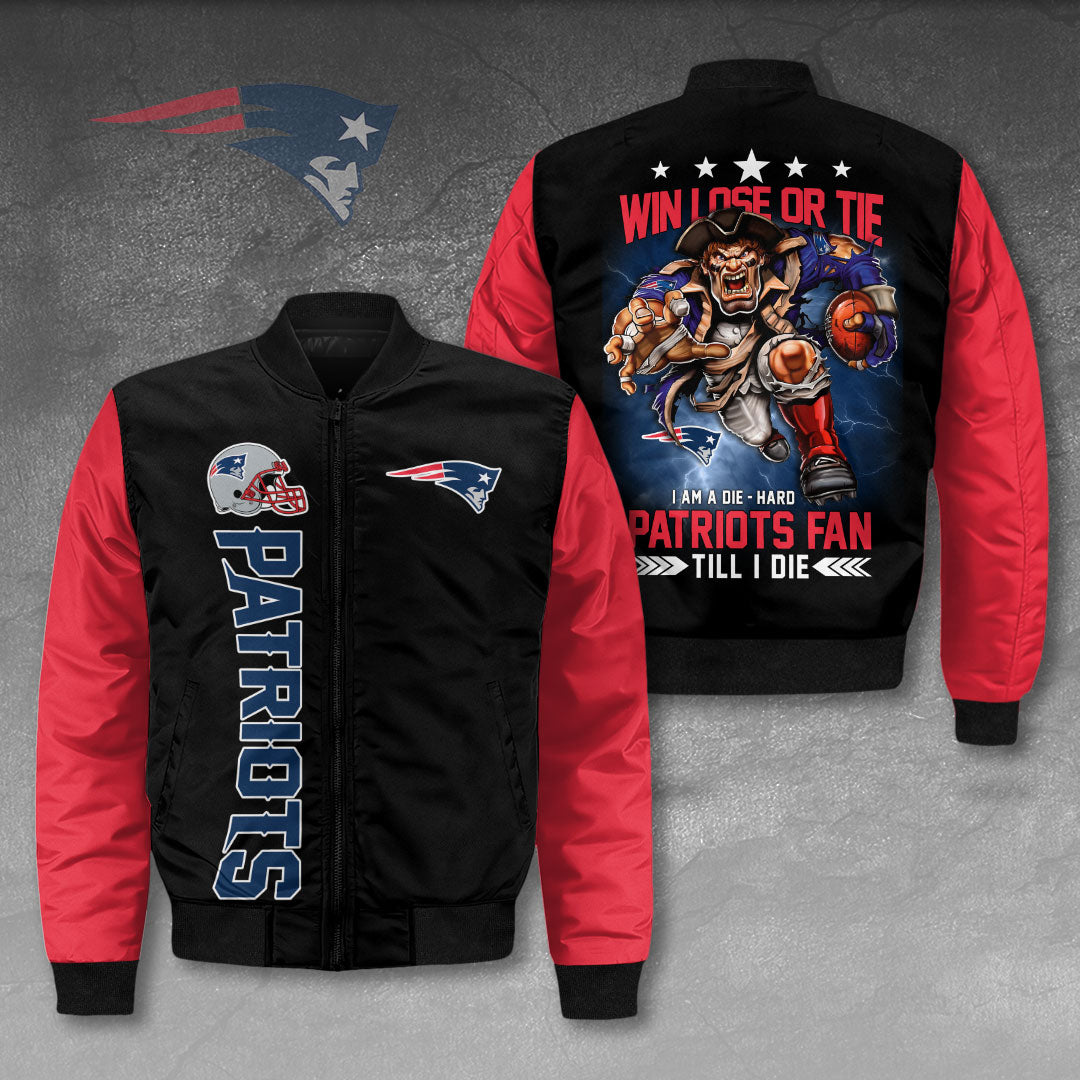 New England Patriots 3D Bomber Jacket – HOATT12817