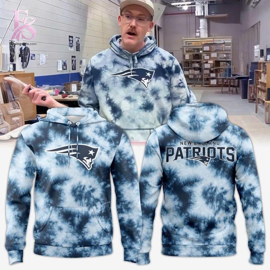 New England Patriots TIE DYE Hoodie