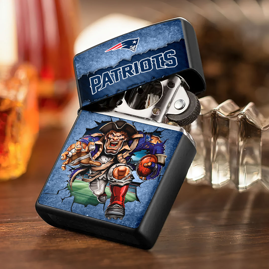New England Patriots Zippo Lighter Case (No Insert) – HOATT13331