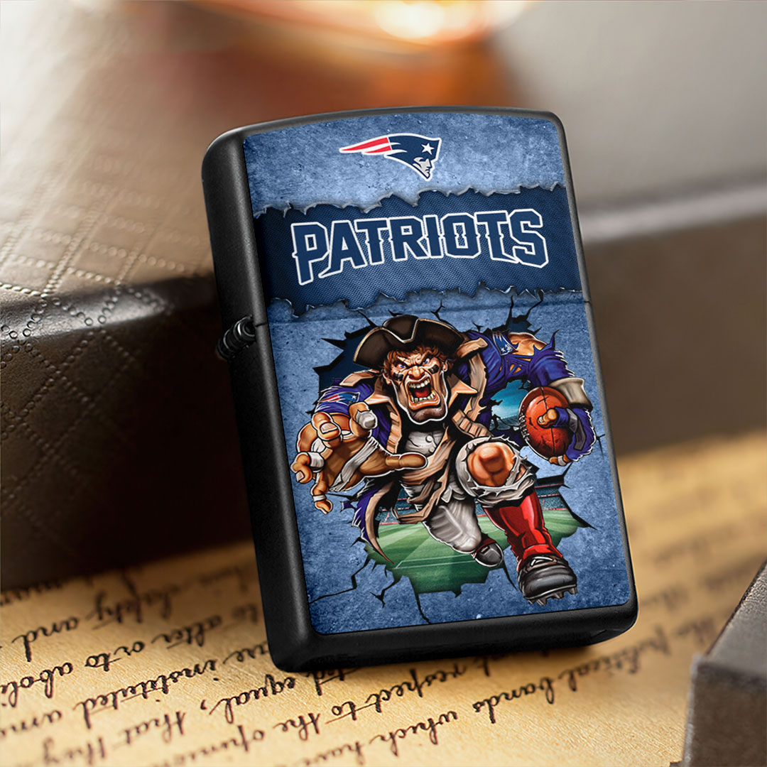 New England Patriots Zippo Lighter Case (No Insert) – HOATT13331