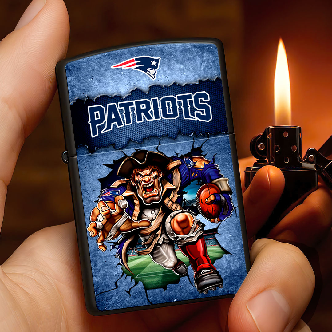 New England Patriots Zippo Lighter Case (No Insert) – HOATT13331