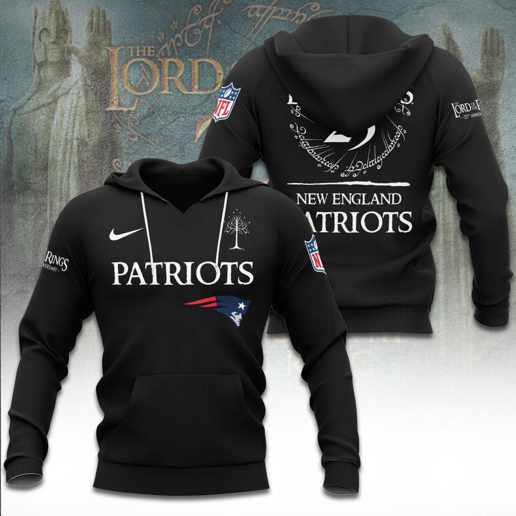 New England Patriots x The Lord of The Rings 25 Years 3D Apparel – TANTN19574