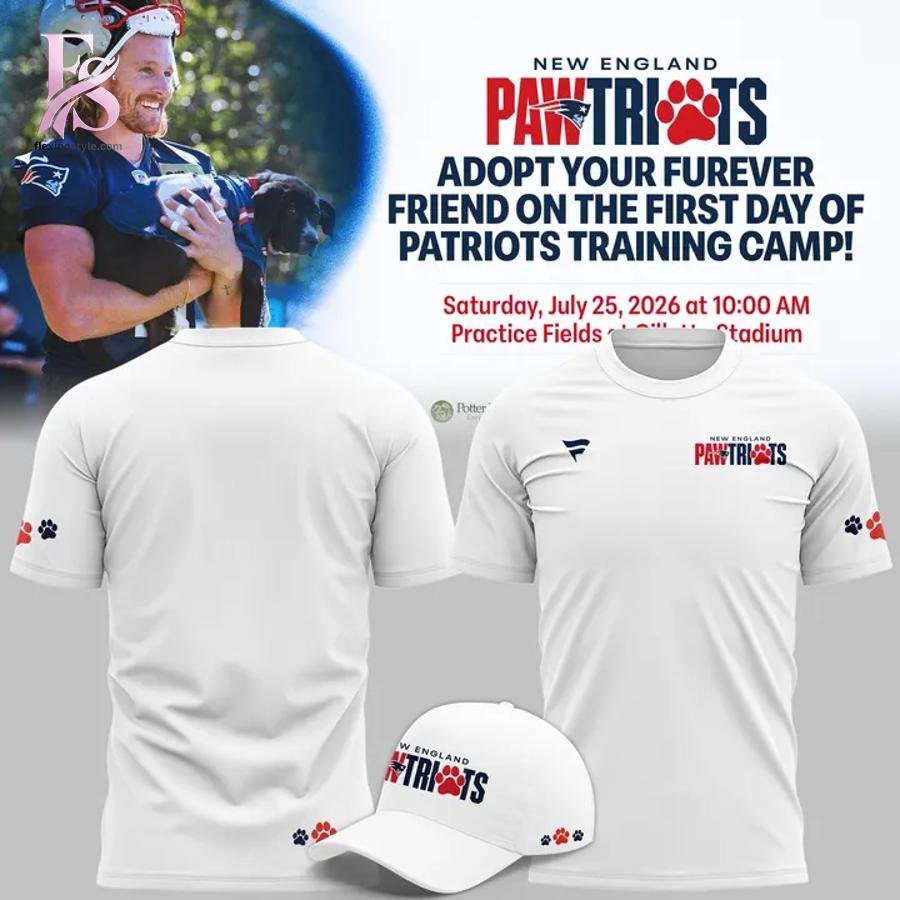 New England Pawtriots Navy T-Shirt 2026