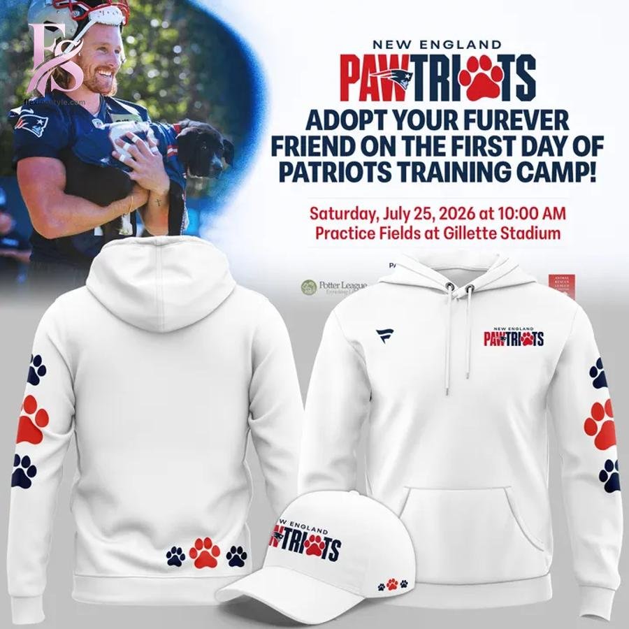 New England Pawtriots Navy T-Shirt 2026