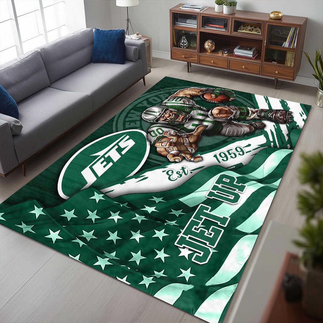New York Jets Rectangular Rug – HOATT13174