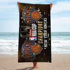 New York Knicks 2025 NBA Champions Rectangle Beach Towel – TANTN19465