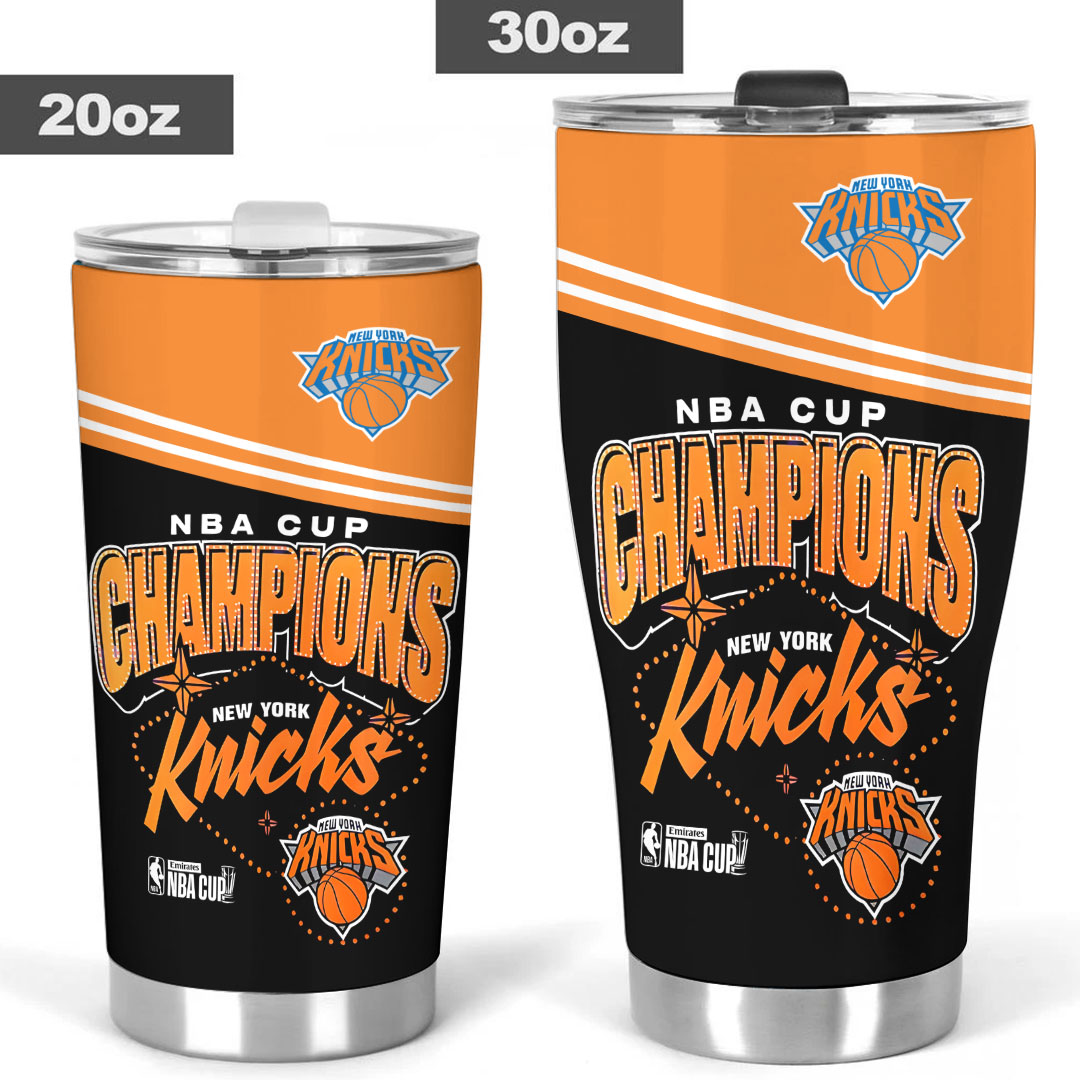 New York Knicks 2025 NBA Cup Champions Tumbler Cup – MAITM14112