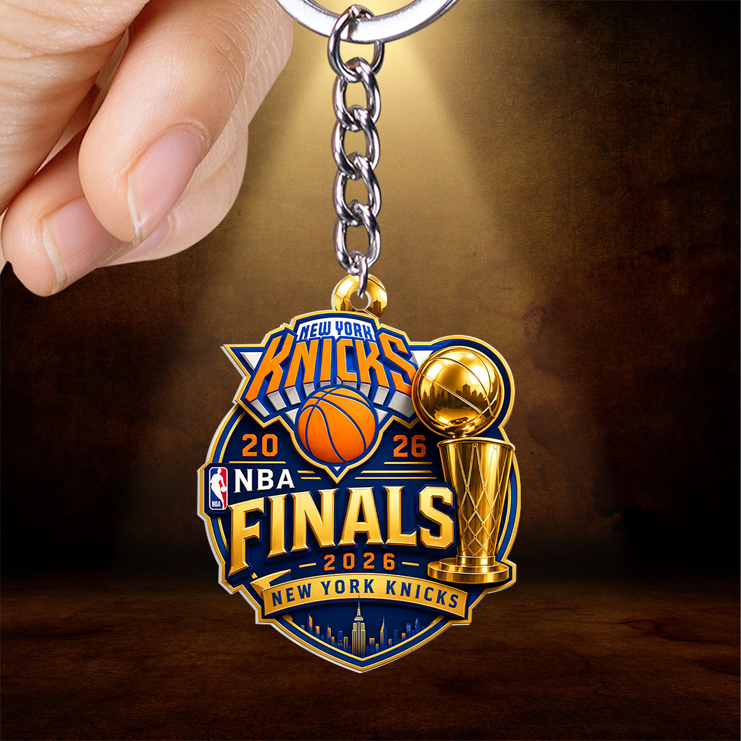 New York Knicks 2026 NBA Finals Champions Custom Shape 2-sided Keychain – HOATT19896