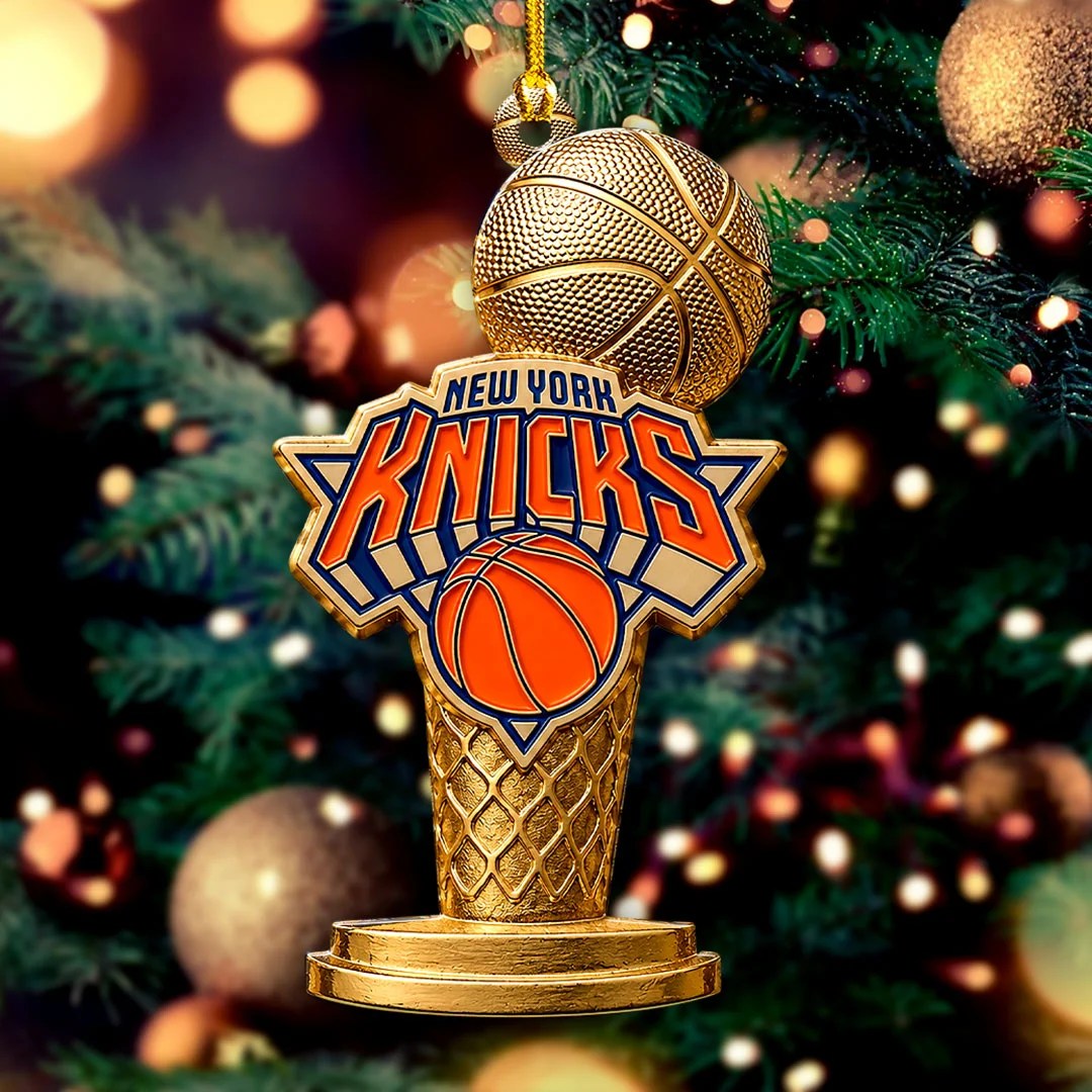 New York Knicks 2026 NBA Finals Champions Custom Shape 2-side Printed Acrylic Ornament – HOATT20914