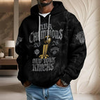 New York Knicks 2026 NBA Finals Champions 3D Unisex Waffle Hoodie – HOATT19264