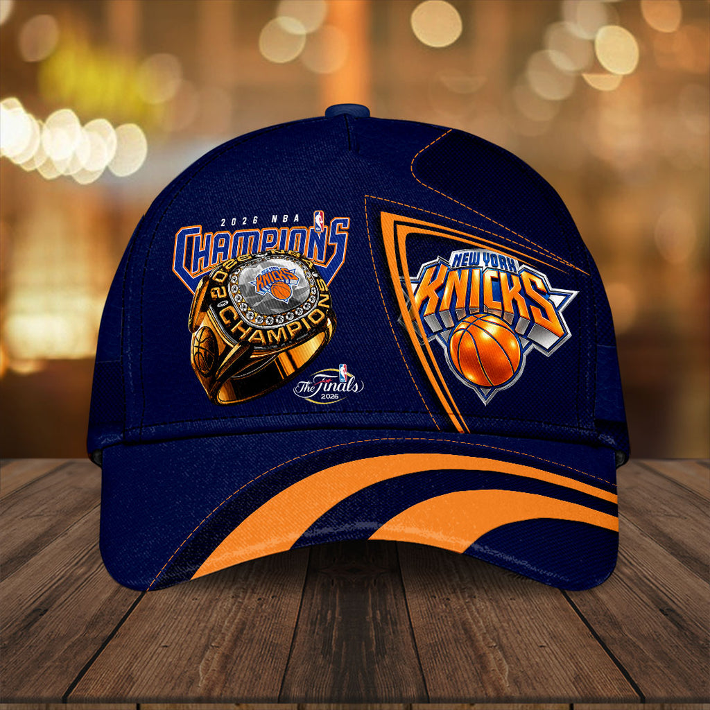 New York Knicks 2026 NBA Finals Champions Classic Cap – HOATT18892
