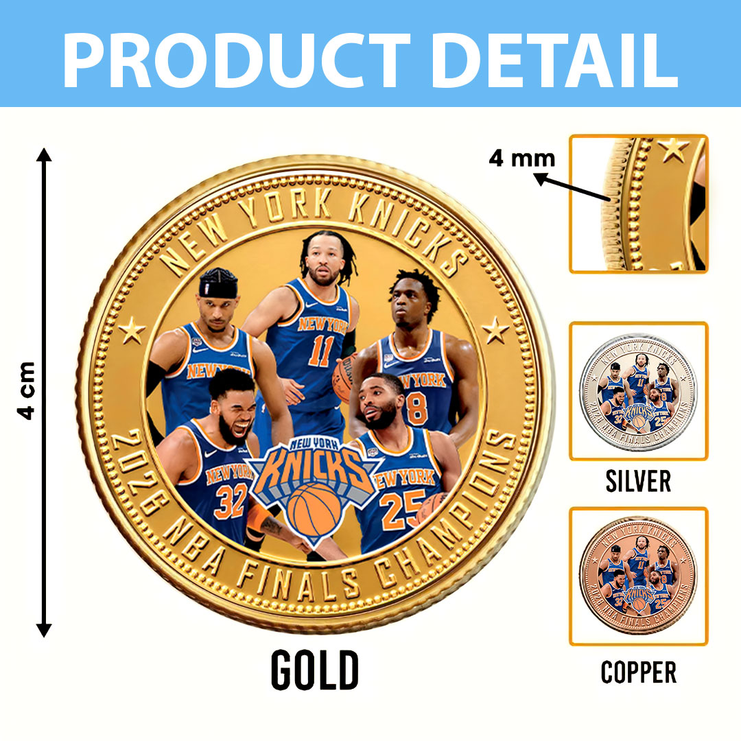 New York Knicks 2026 NBA Finals Champions Commemorative Coin – HOATT18776