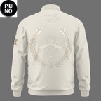 New York Knicks 2026 NBA Finals Champions Cream Zip Jacket