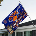 New York Knicks 2026 NBA Finals Champions 3D Double-side House Flag – HOATT19901