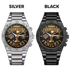 New York Knicks 2026 NBA Finals Champions Gentleman Stainless Steel Watch – TMTHU6943