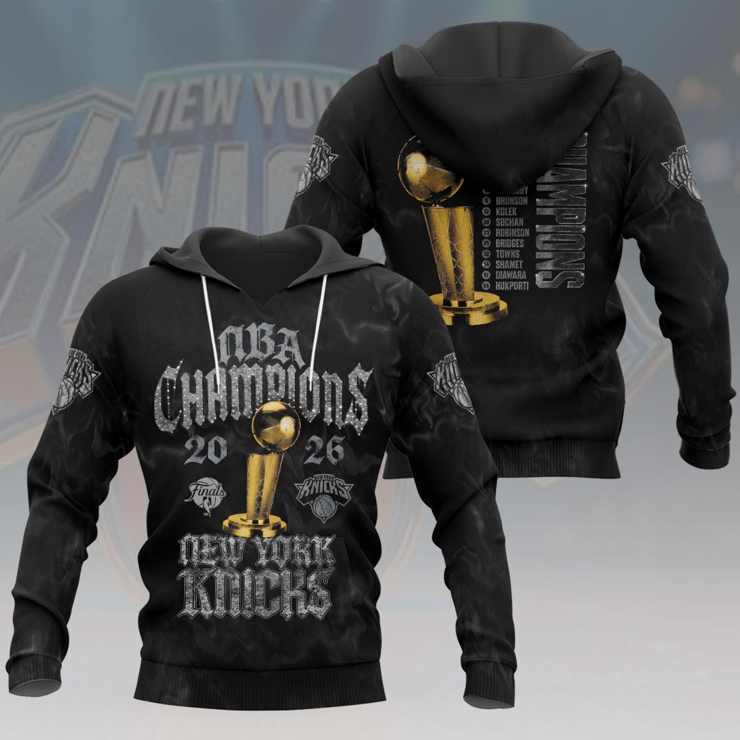 New York Knicks 2026 NBA Finals Champions 3D Apparel – HOATT19214