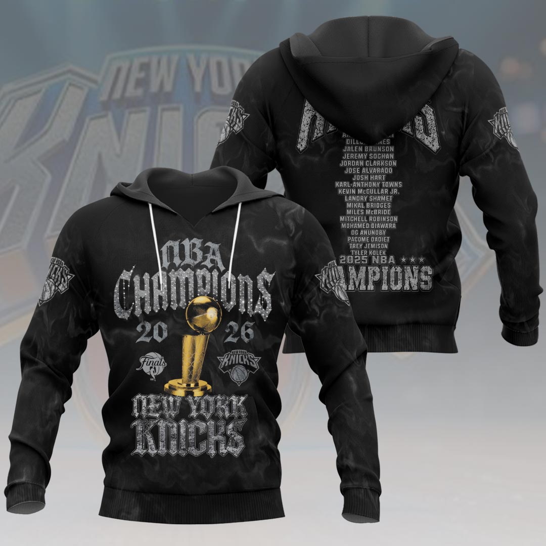 New York Knicks 2026 NBA Finals Champions 3D Apparel – HOATT19266
