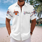 New York Knicks 2026 NBA Finals Champions Short Sleeve Button-Down Shirt – HOATT19031