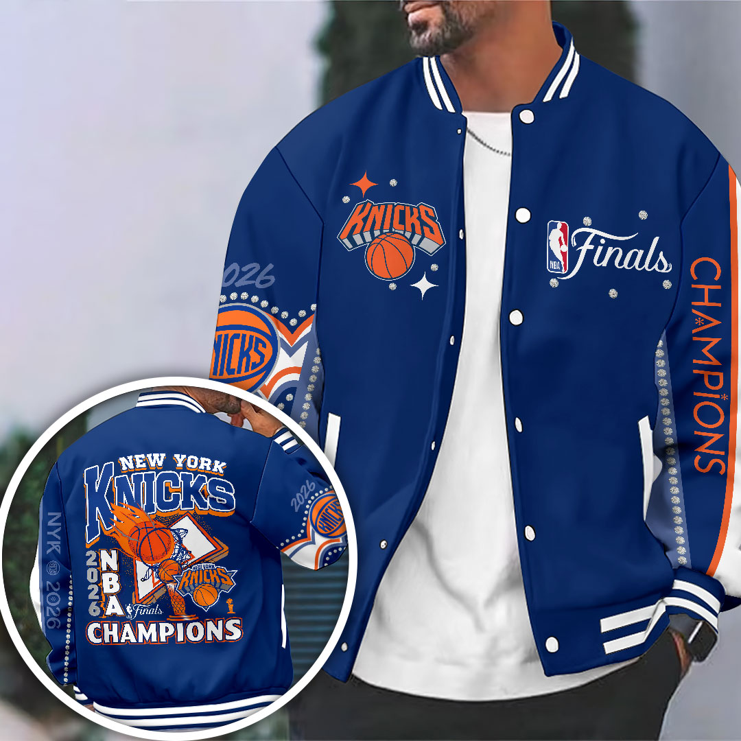 New York Knicks 2026 NBA Finals Champions Varsity Jacket – HOATT18985