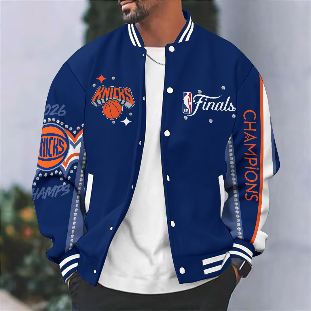 New York Knicks 2026 NBA Finals Champions Varsity Jacket – HOATT19008