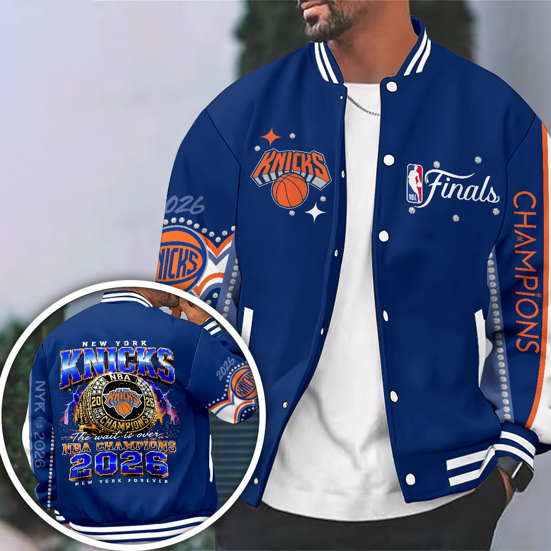 New York Knicks 2026 NBA Finals Champions Varsity Jacket – HOATT19008