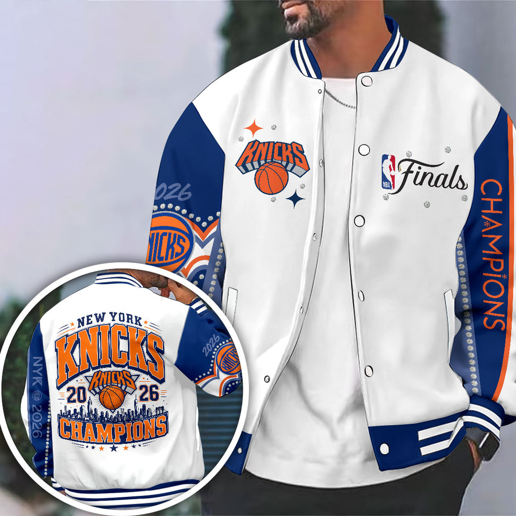 New York Knicks 2026 NBA Finals Champions Varsity Jacket – HOATT19472