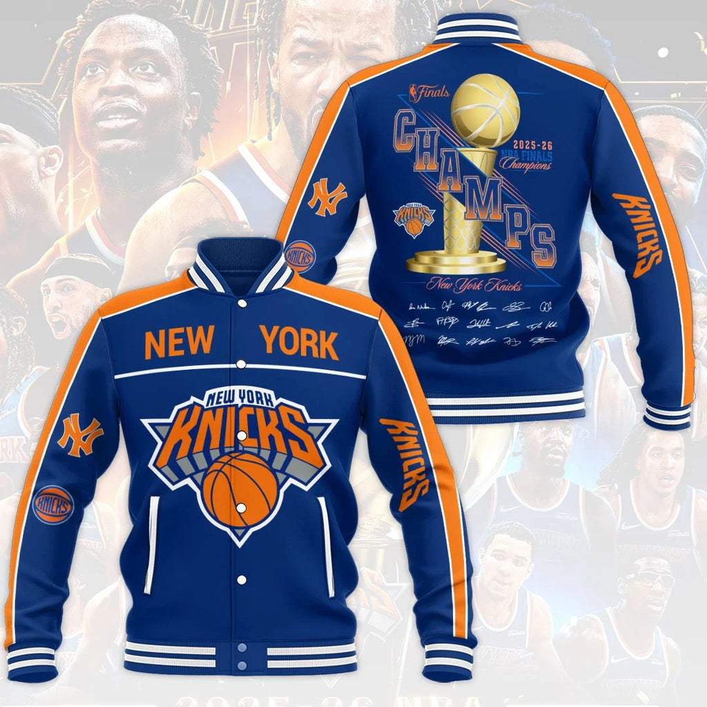New York Knicks 2026 NBA Finals Champions Varsity Jacket – HOATT20376
