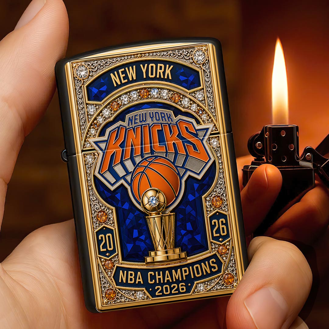 New York Knicks 2026 NBA Finals Champions Zippo Lighter Case (No Insert) – HOATT19256