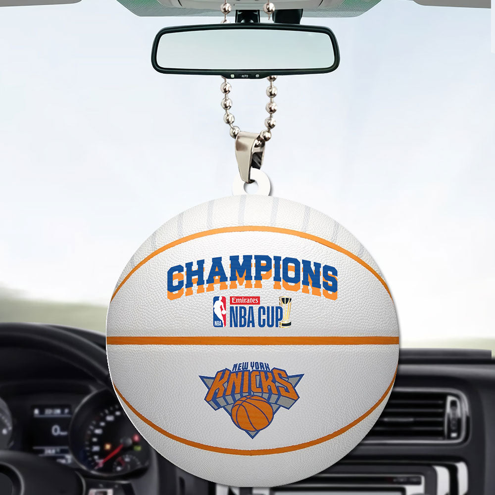 New York Knicks Custom shape 2-sided Acrylic Car Ornament – GNE4767