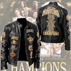 New York Knicks Motorcycle Leather Jacket – GNE7564