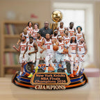 New York Knicks NBA Champions 2026 Custom Shape Acrylic Plaque – TMTHU6802