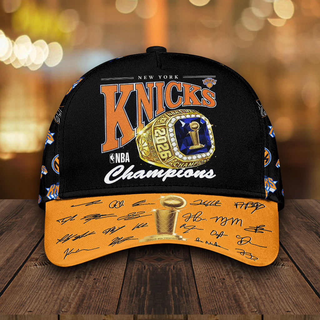 New York Knicks NBA Champions 2026 Classic Cap – TMTHU6809