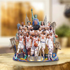 New York Knicks NBA Champions 2026 Custom Shape Acrylic Plaque – TMTHU7000