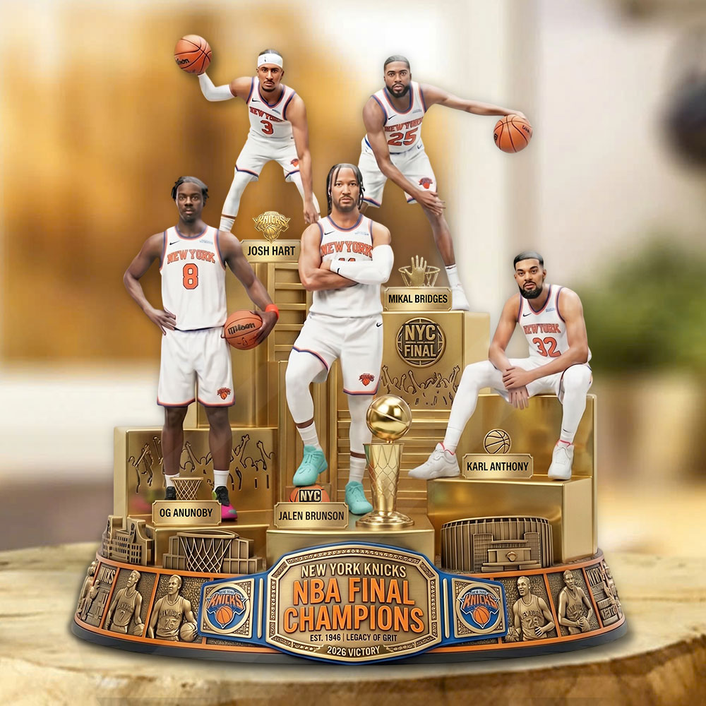 New York Knicks NBA Champions 2026 Custom Shape Acrylic Plaque – TMTHU7032