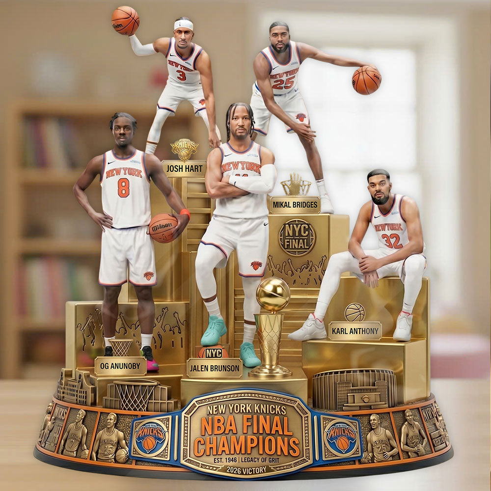 New York Knicks NBA Champions 2026 Custom Shape Acrylic Plaque – TMTHU7032