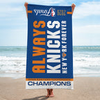 New York Knicks NBA Eastern Conference Champions 2026 Rectangle Beach Towel – TANTN23182